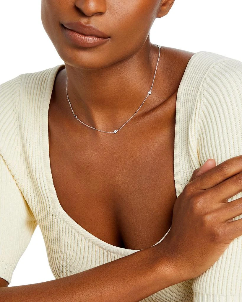 Bloomingdale's Diamond Station Necklace in 14K White Gold, .50 ct. t.w. 2