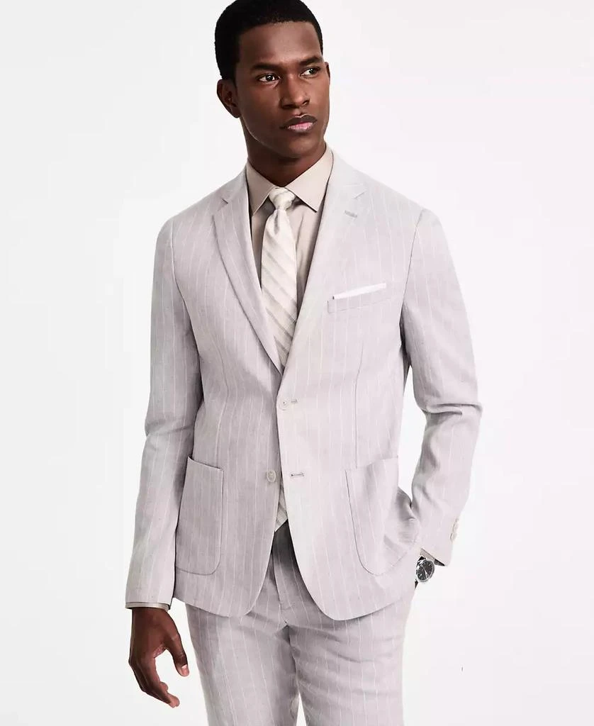 Calvin Klein Men's Slim-Fit Linen Suit Jacket 1
