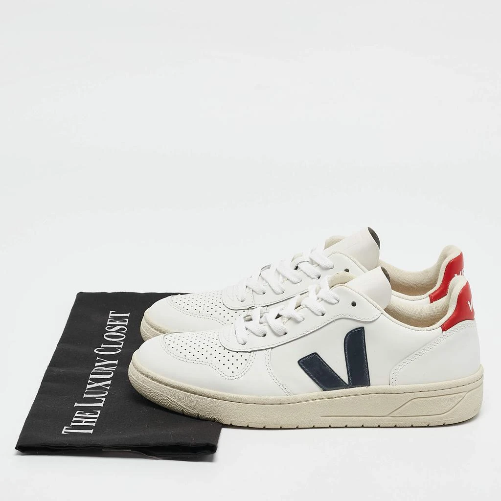 Veja Veja White Leather Lace Up Campo Sneakers Size 38 9