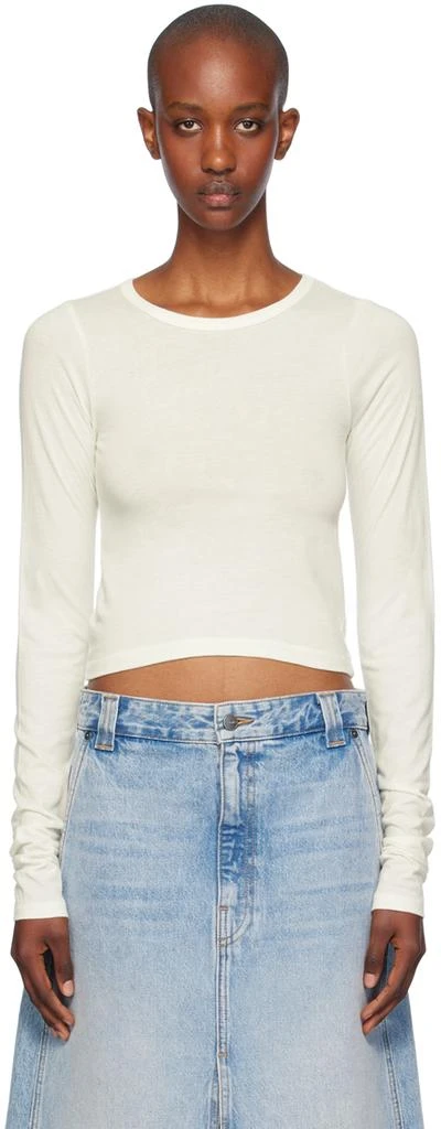ÉTERNE Off-White Long Sleeve Baby T-Shirt 1