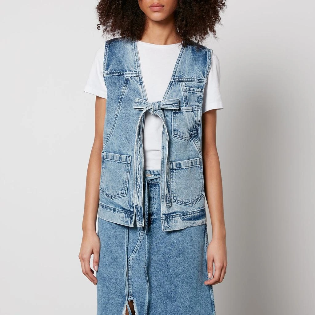 Damson Madder Damson Madder Dilly Denim Vest 1