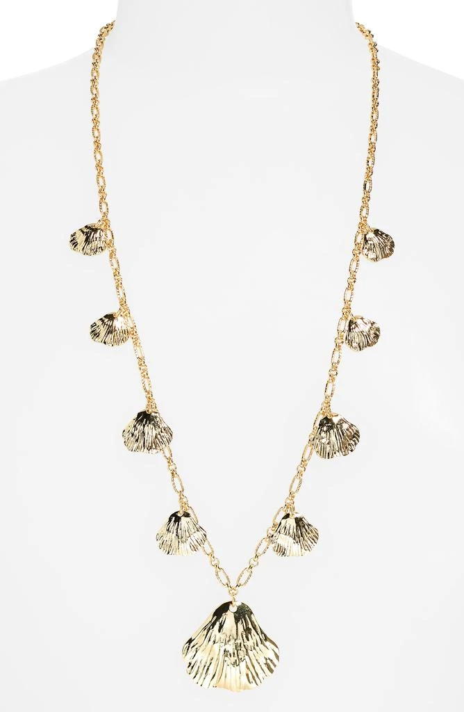 Nordstrom Texture Petal Necklace 2