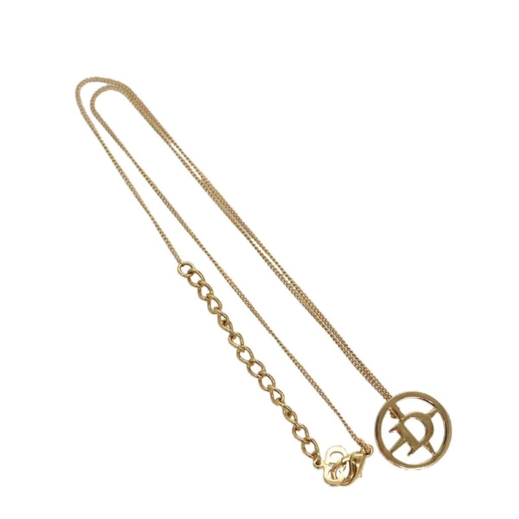 Dior D Logo Pendant Necklace Metal Metal Jewelry (Pre-Owned)