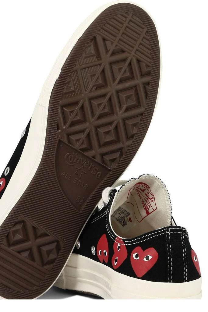 Comme des Garcons Comme des Garçons Play X Converse Chuck 70 Heart Printed Lace-Up Sneakers 5