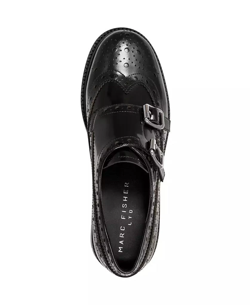 Marc Fisher Women's Parker Buckle Wingtip Oxfords 4