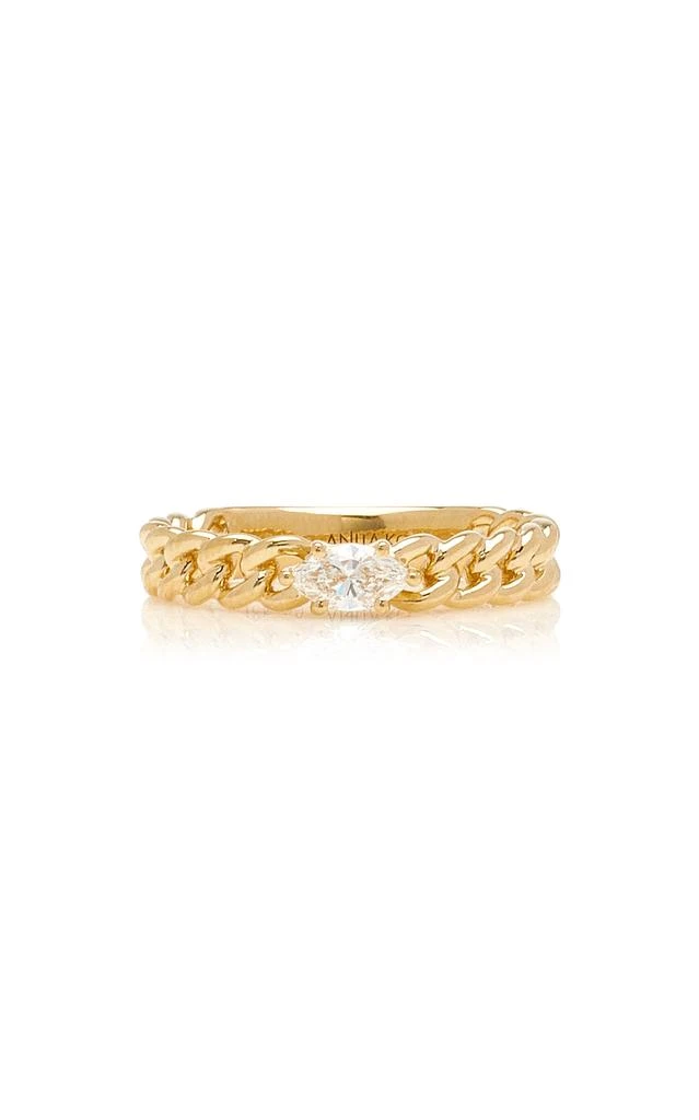 Anita Ko Anita Ko - 18K Yellow Gold Diamond Chain Link Ring - Gold - US 6 - Moda Operandi - Gifts For Her 1