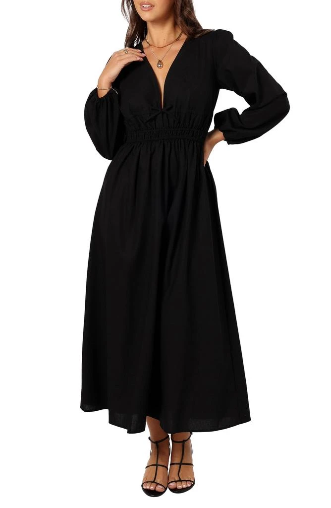 golden long sleeve dress Janelle Dress in Golden Veil 6 main image 1