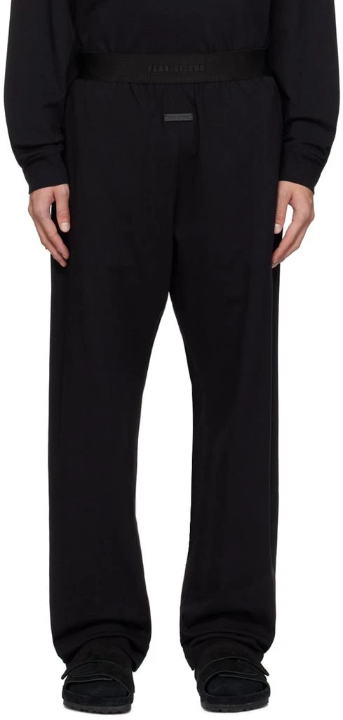 Fear of God Black Bonded Sweatpants 1