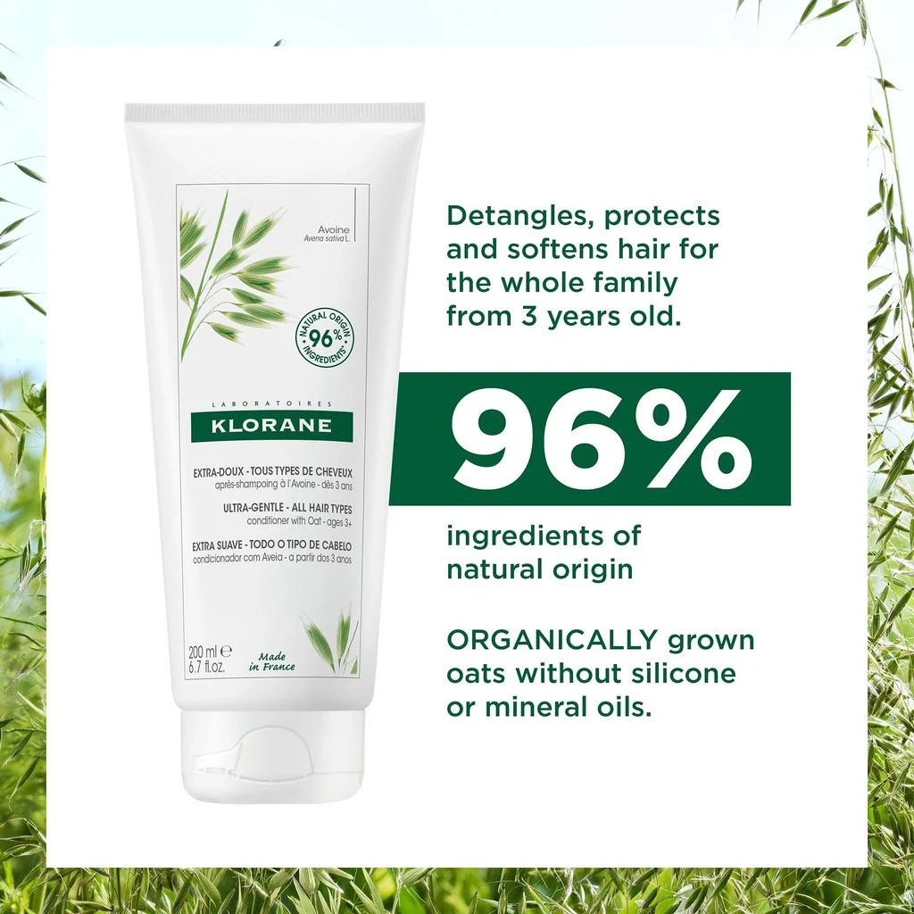 KLORANE Klorane Softening Conditioner with Oat Milk 200ml 2