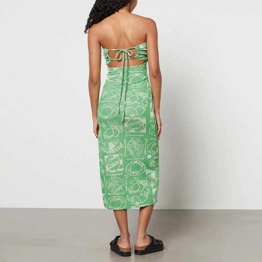 Damson Madder Damson Madder Fruit Jacquard-Knit Midi Dress 2