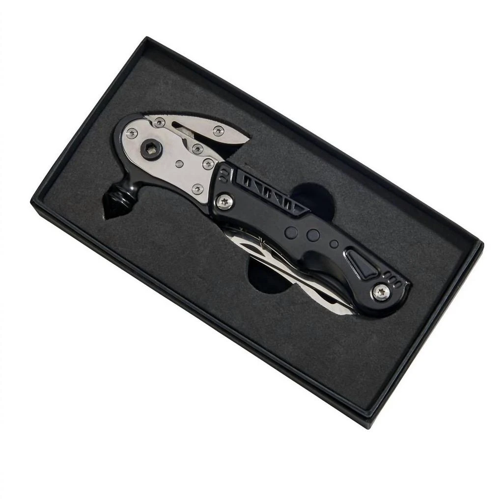 Creative Gifts International Glass Breaker With Multi Tools In Black 2