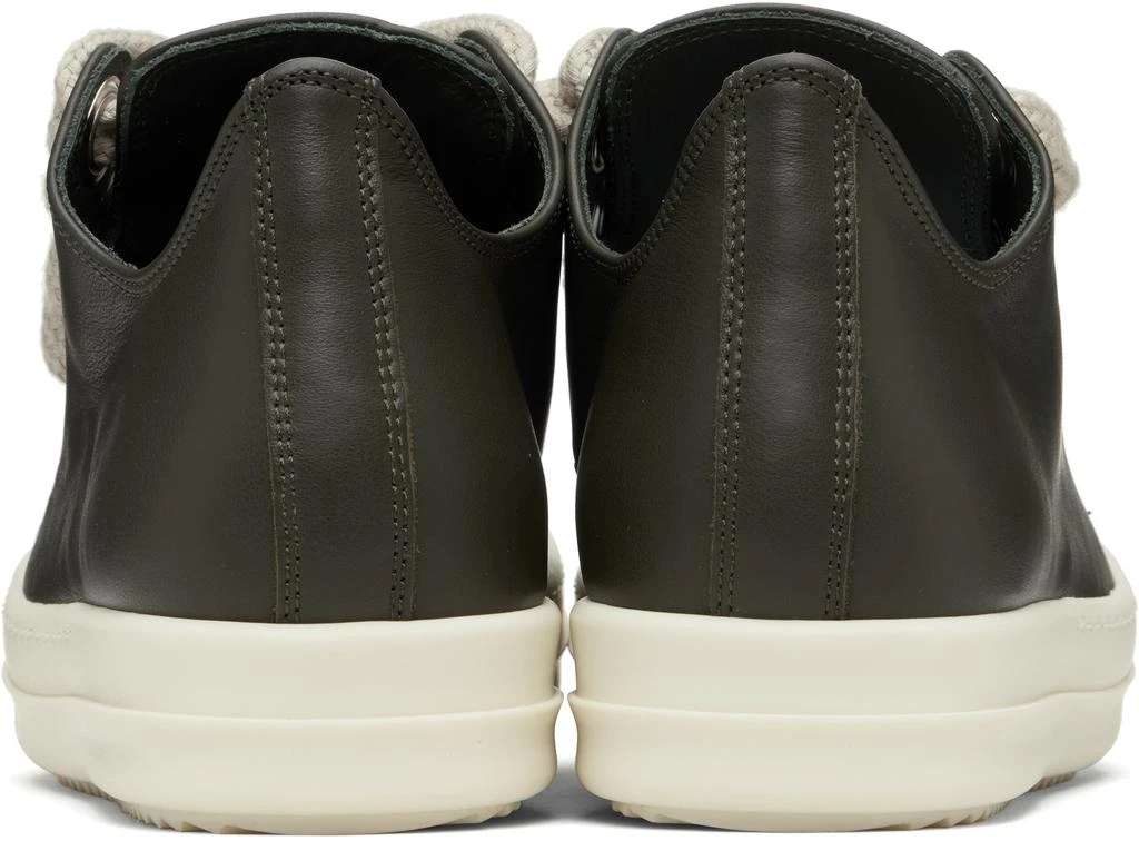 Rick Owens Gray Concordians Jumbolace Low Sneakers 2