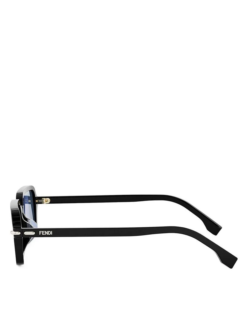 Fendi Selleria Rectangle Sunglasses, 54mm 3