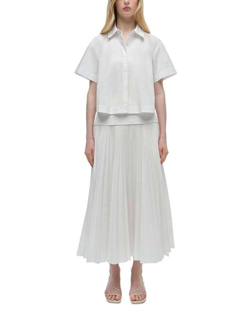 SIMKHAI Bernie Pleated Shirt 2