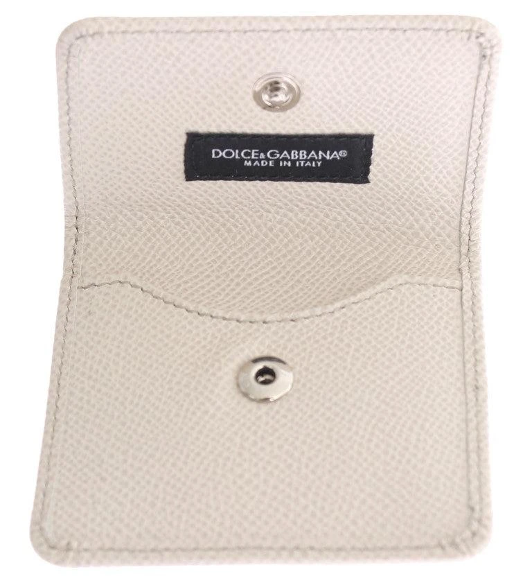 Dolce & Gabbana Sleek  Leather Condom Case Men's Wallet 5