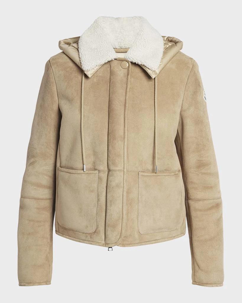 Moncler Dafne Suede Hybrid Jacket 2