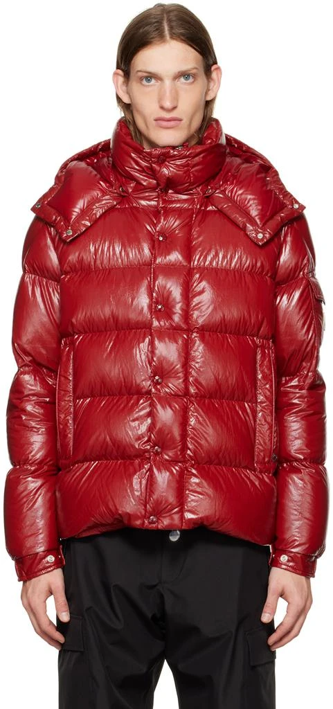 Moncler Red Moncler Maya 70 Down Jacket 1