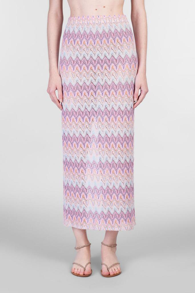 スカート MC2 Saint Barth CHEYENNE - Long skirt in cotton and silk. Mc2 Saint Barth MC2 Saint Barth Cheyenne - Long Skirt In