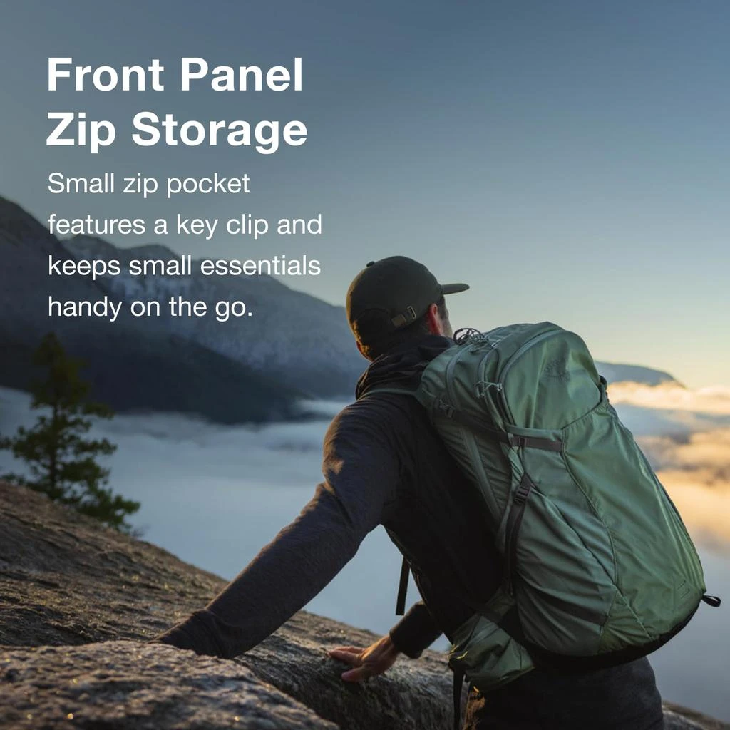 Osprey Osprey Sportlite 25L Lightweight Hiking Backpack for Men and Women, Pine Leaf Green, S/M 5