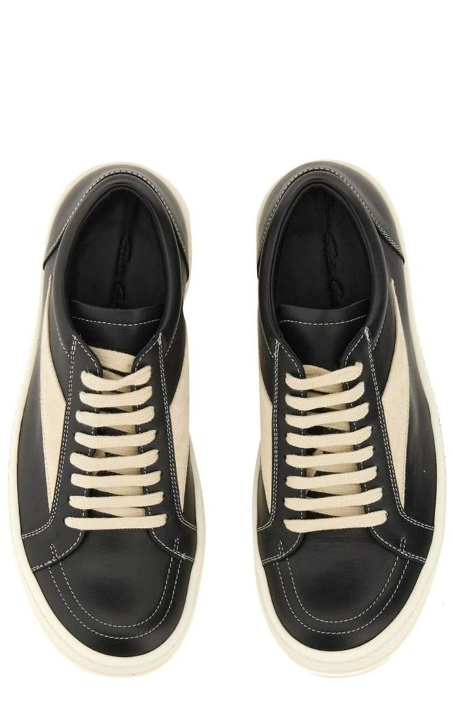 Rick Owens Rick Owens Round Toe Low-Top Sneakers 4