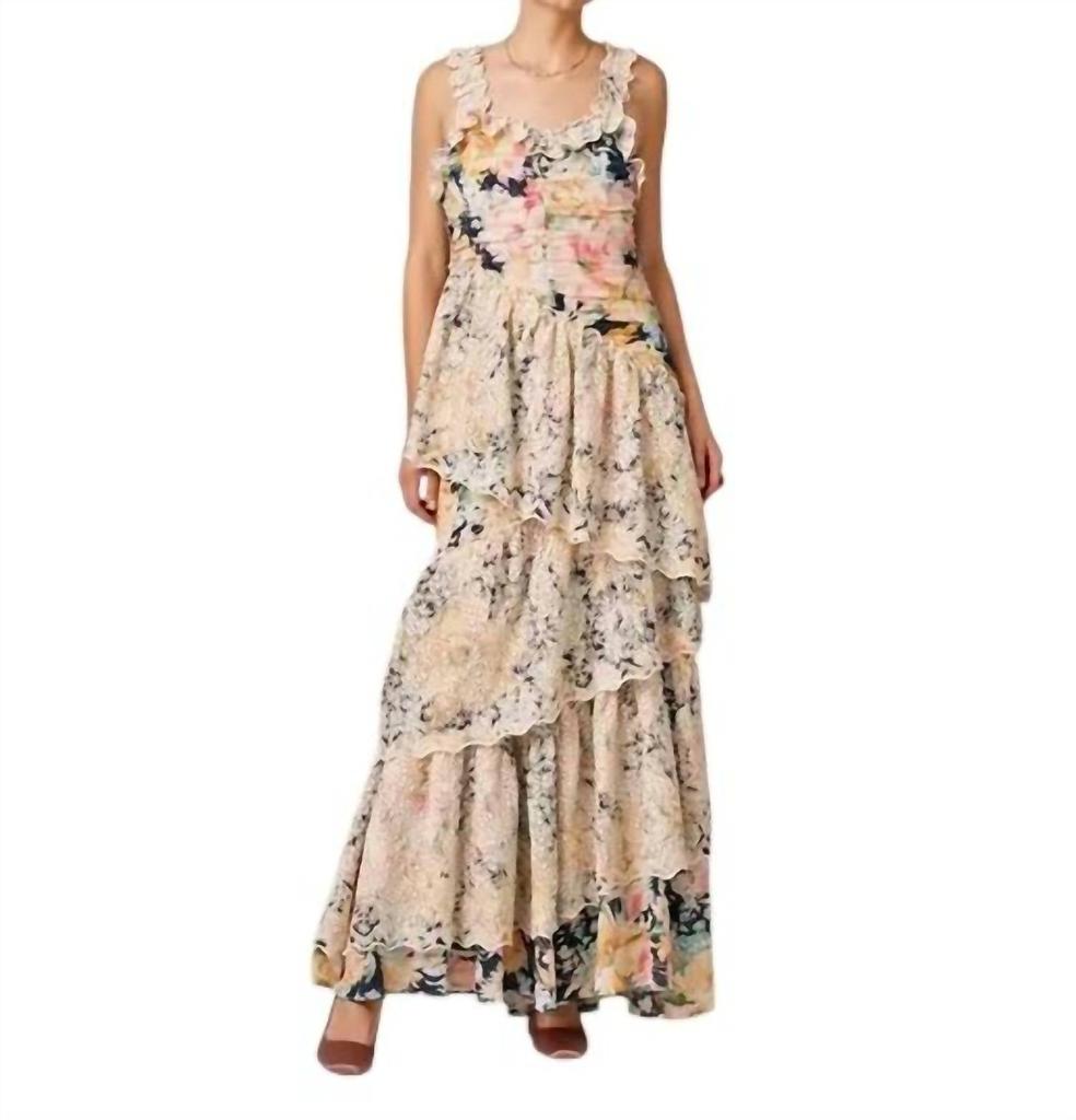 BYTIMO Bytimo - COTTON SLUB FLOUNCE DRESS