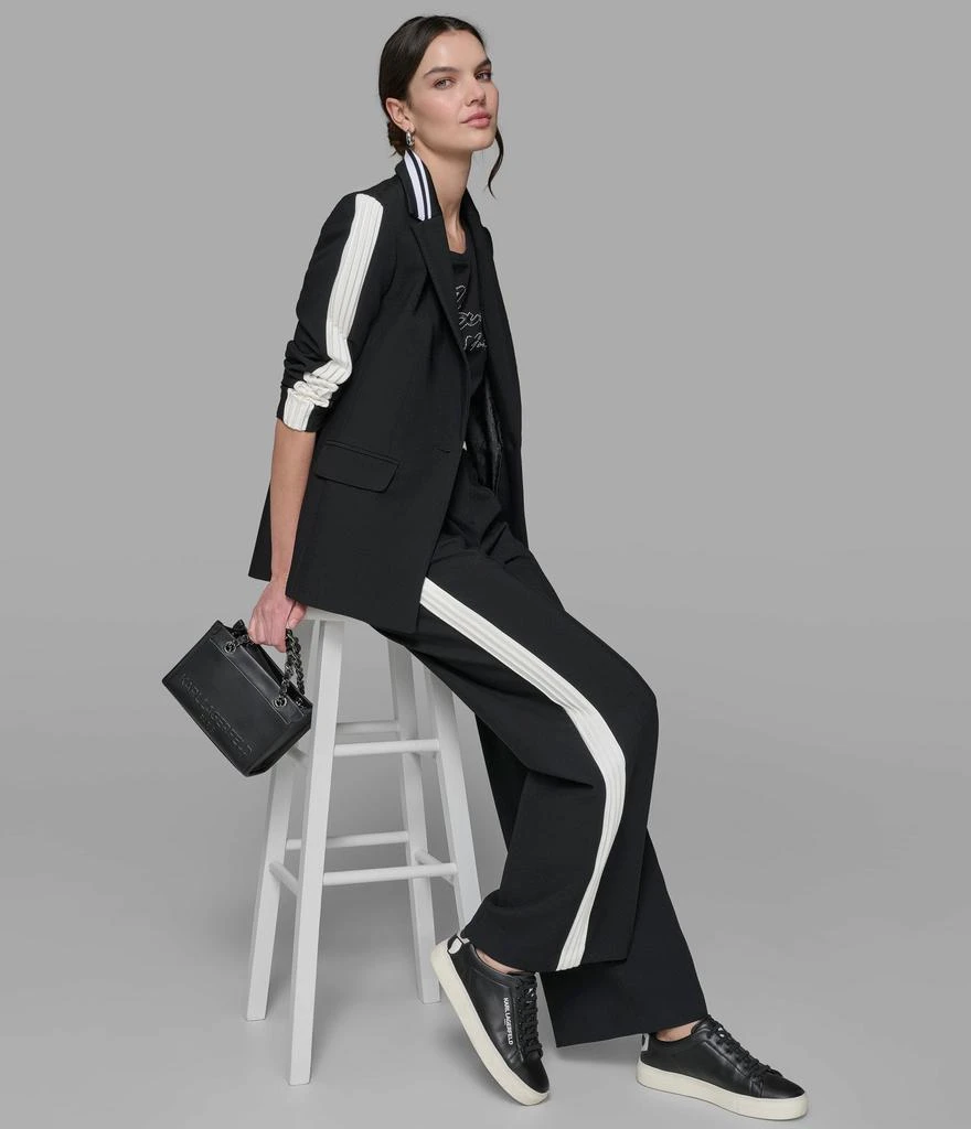 Karl Lagerfeld Paris PLEATED TRIM SUITING BLAZER 8