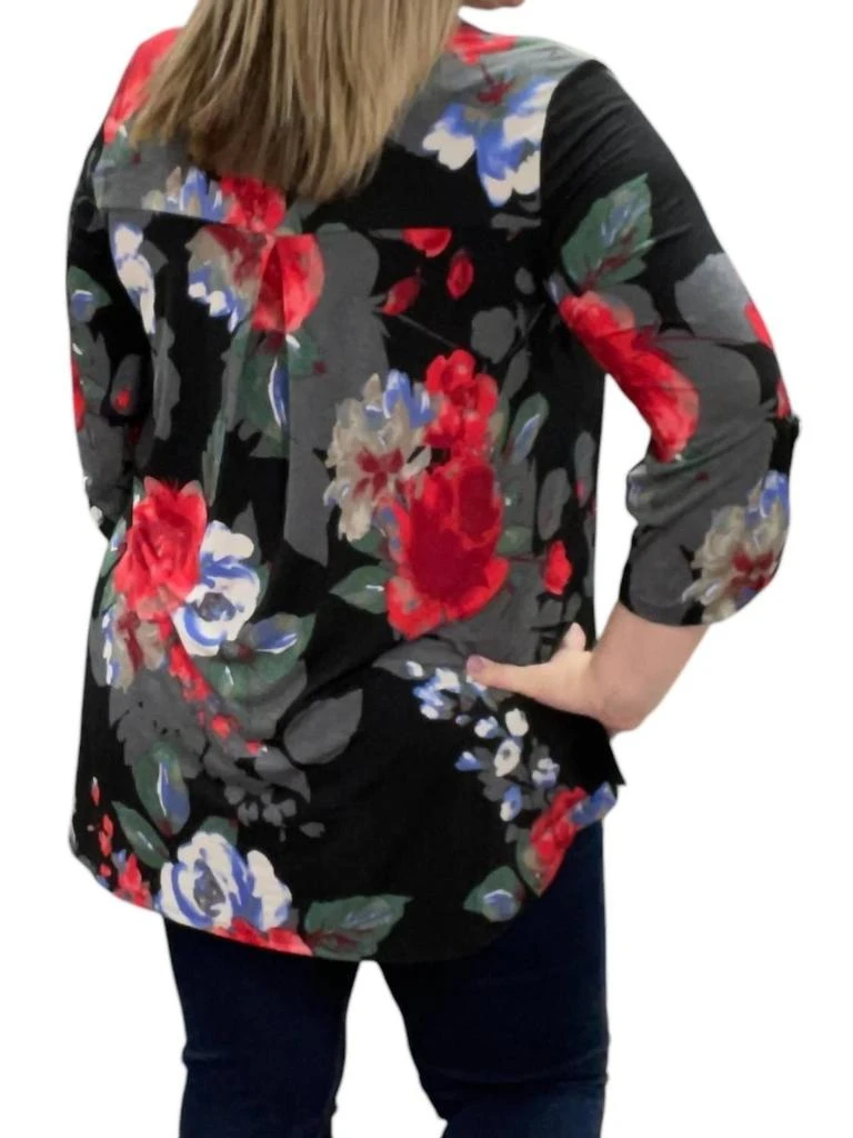 honeyme Floral Gabby Top In Multi Color 2