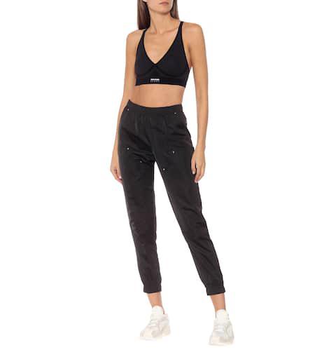 Adam Selman Bonded nylon sports bra