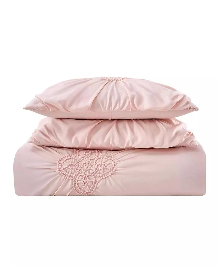 Christian Siriano New York Christian Sirano New York Georgia Rouched 3 Piece Comforter Set 3