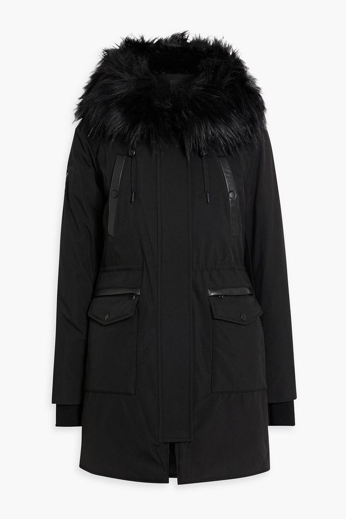 RUDSAK Faux fur-trimmed shell hooded down parka