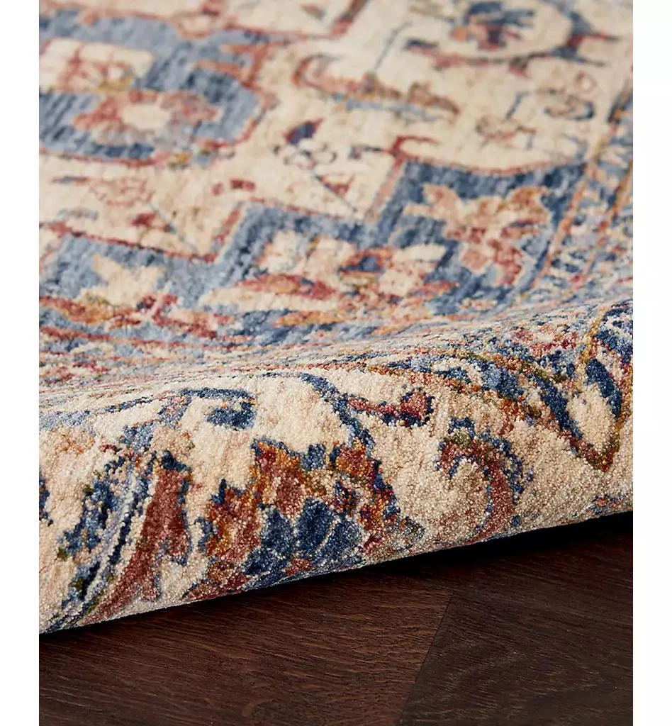 KM Home Mink Home Taza Heriz 2' 3" x 7' 6" Runner Rug 9