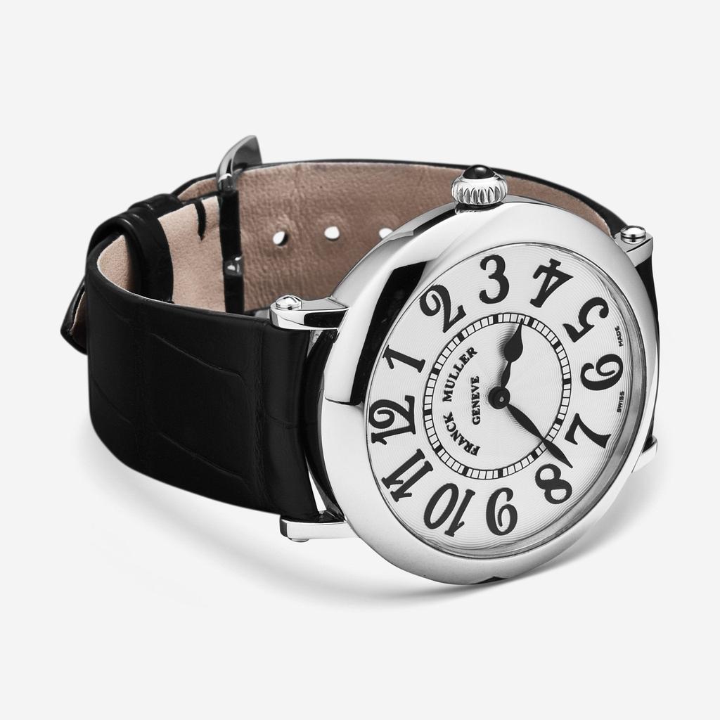 Franck Muller Franck Muller Round Silver Dial Quartz Ladies Watch 8038QZVACSIL