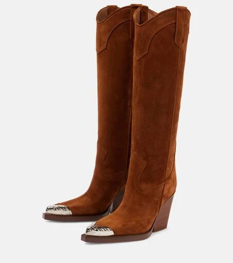 Paris Texas El Dorado embellished suede cowboy boots 5