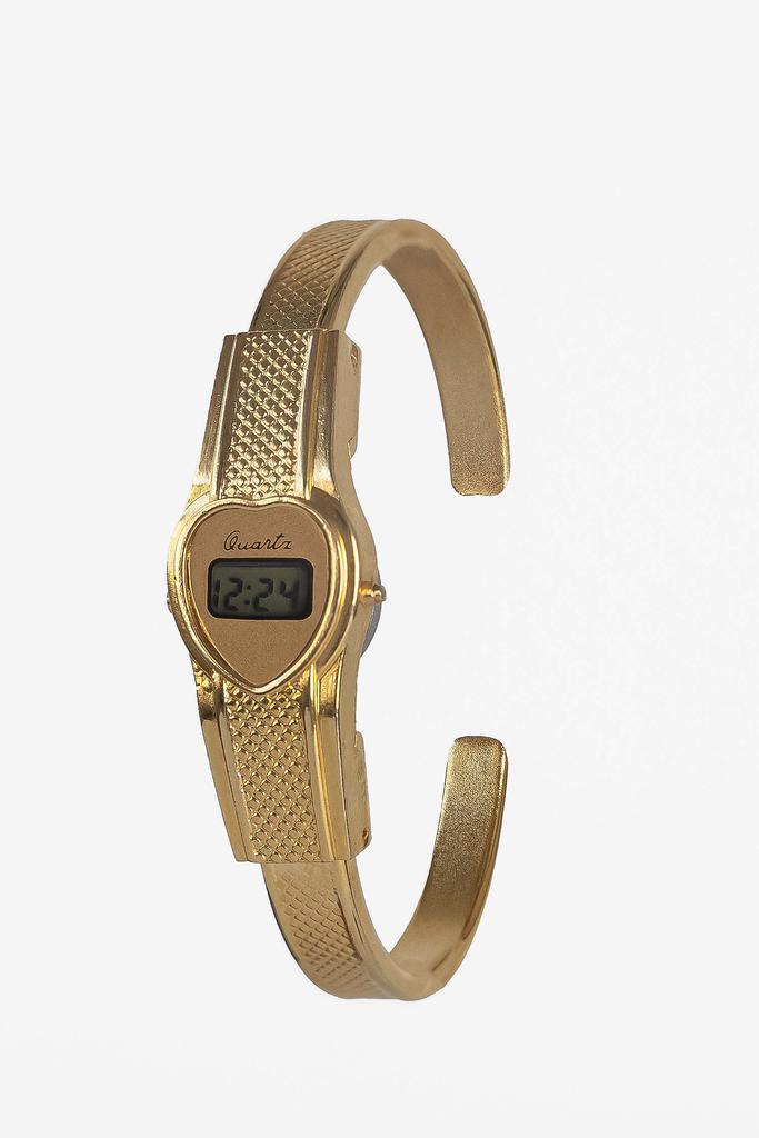 Los Angeles Apparel WCHRHEB - Gold Heart Bracelet Watch