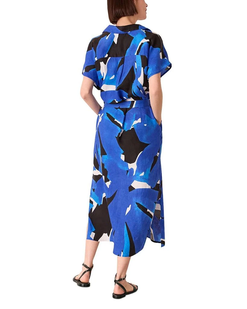 Whistles Abstract Blooms Linen Dress 2