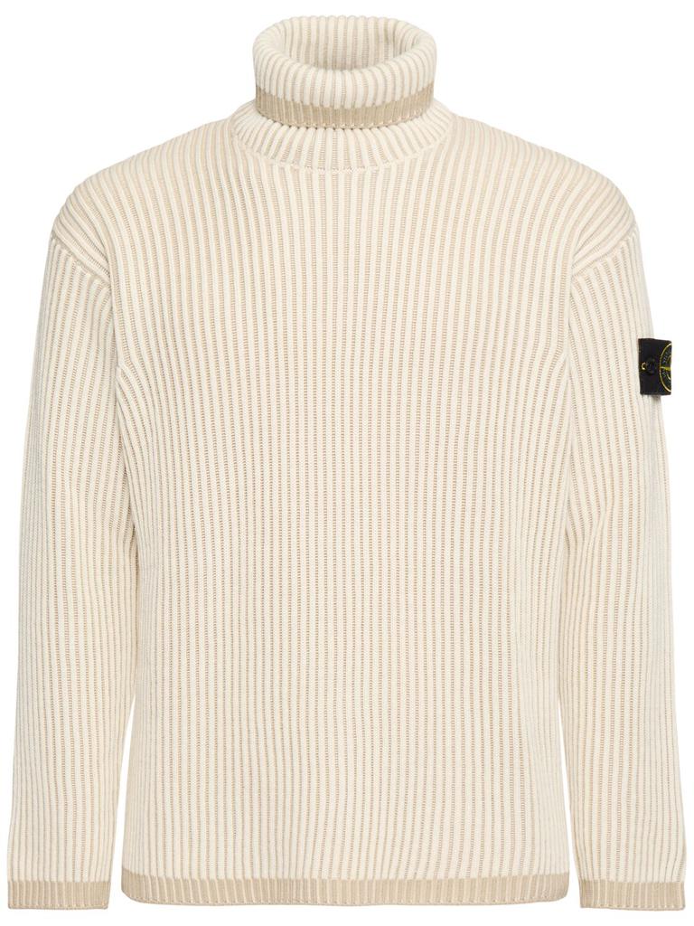 Stone Island Wool Turtleneck Sweater