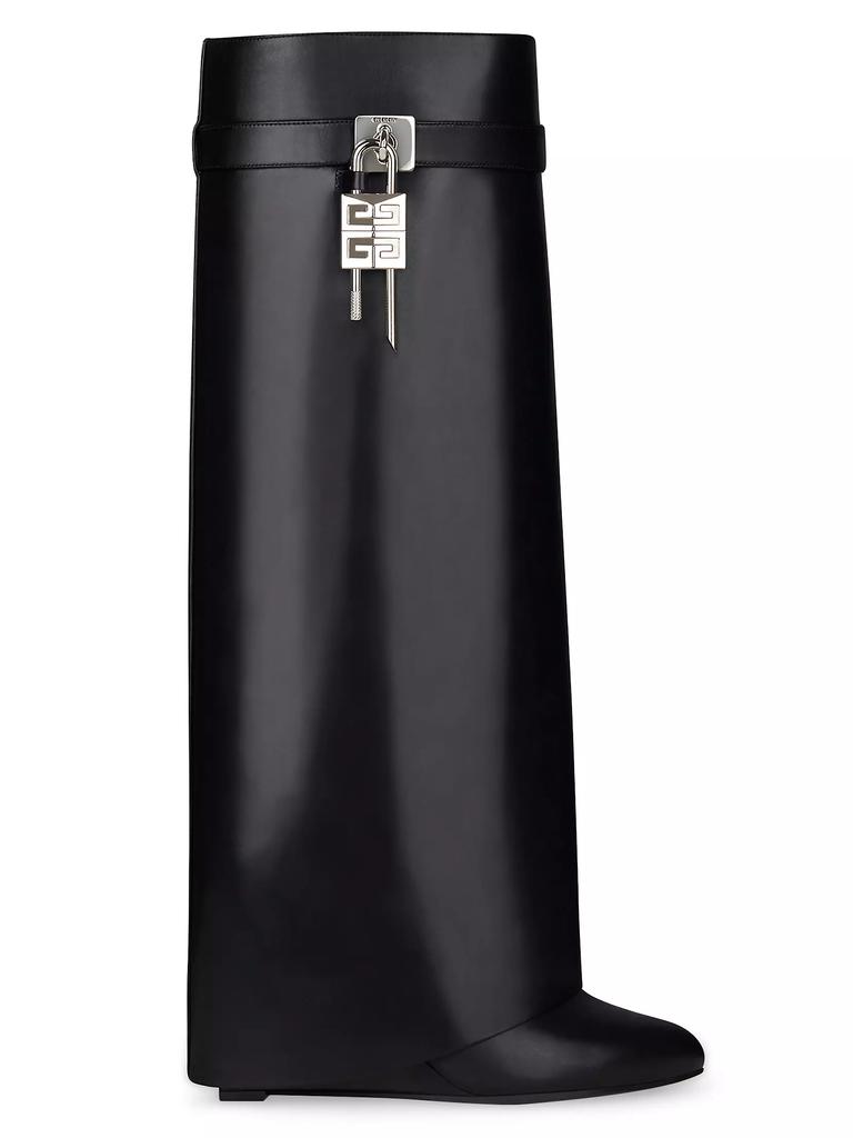 Givenchy Shark Lock Boots in Leather