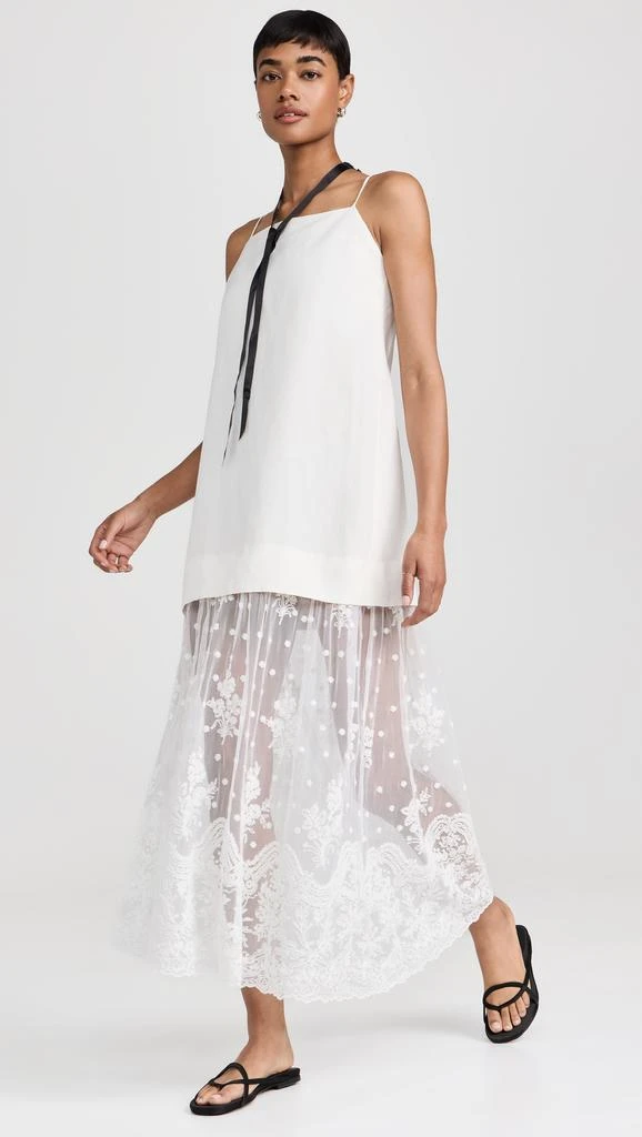 Sea Lara Linen Slip Combo Dress 4