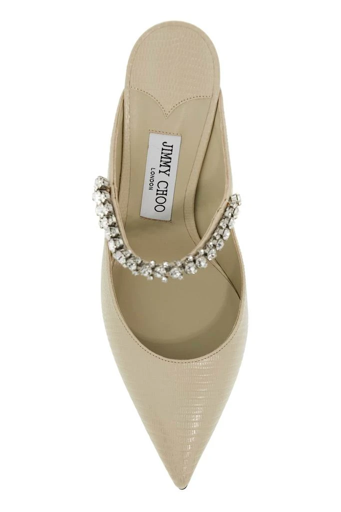 Jimmy Choo Lizard-Embossed Leather Bing Mules 2