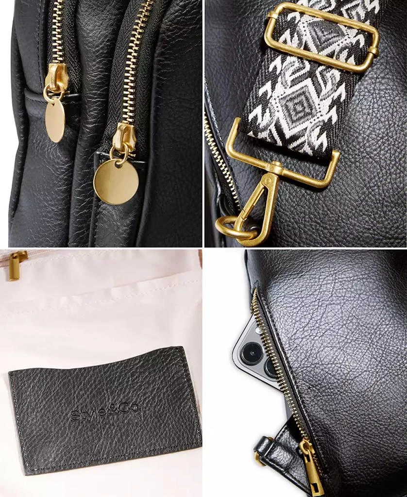 Style & Co Webbing Strap Small Sling Bag, Created for Macy's 6