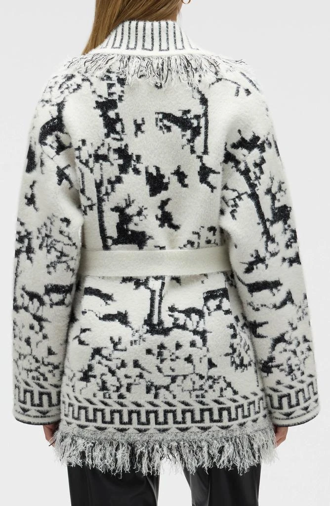 NVLT Fringed Eyelash Sweater Coat 2