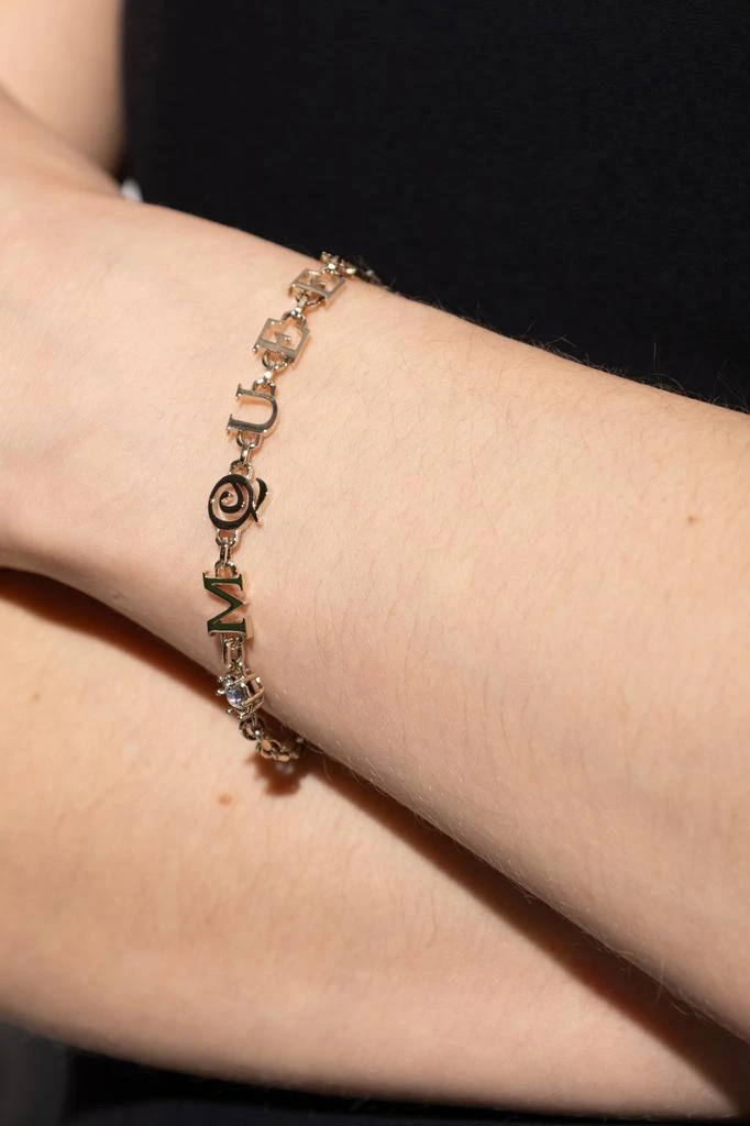 Alexander McQueen Bracelet with shimmering crystals 2