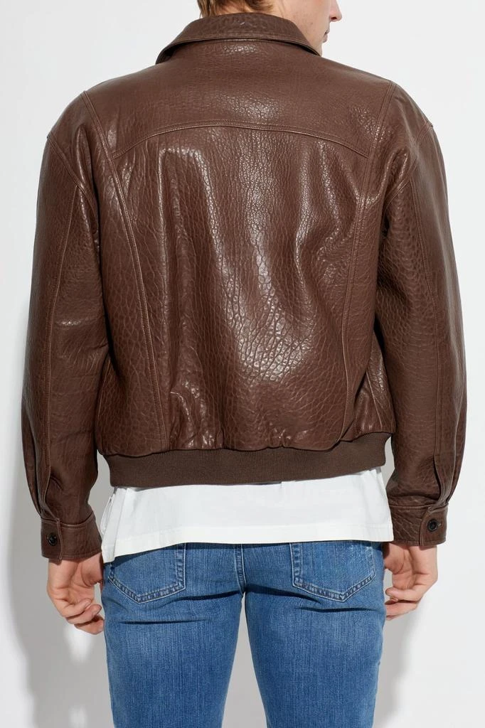 FRAME Frame Textured Leather Jacket 4