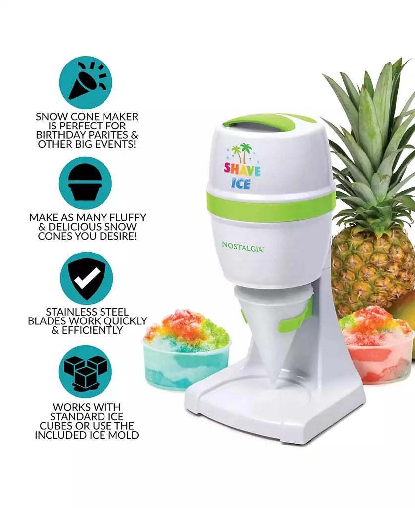 Nostalgia ESHVICE2HSI Electric Shave Ice & Snow Cone Maker 2