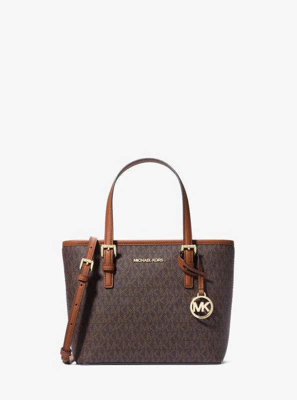 Michael Kors Jet Set Travel Extra-Small Logo Top-Zip Tote Bag 1
