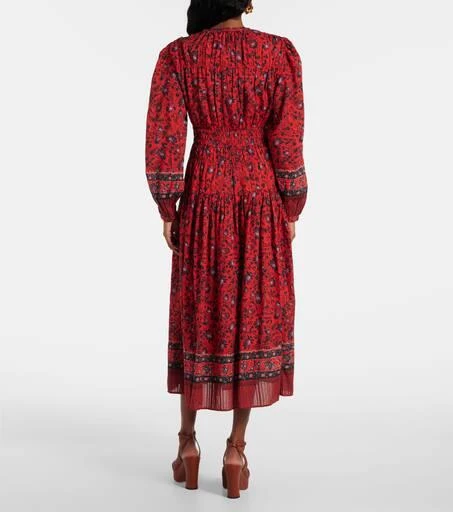 Ulla Johnson Mona floral cotton-blend midi dress 3