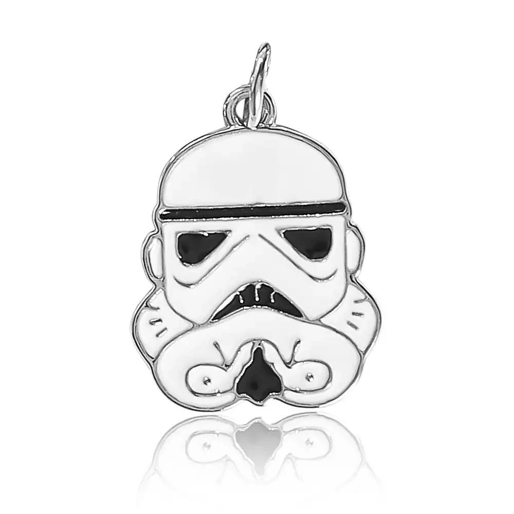 Star Wars Two-Tone Charm Bracelet - Stormtrooper, R2-D2, C-3PO Collectible Jewelry 8