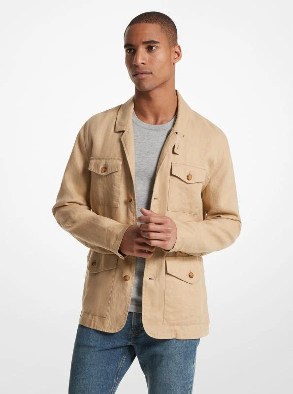 michael_kors Linen Field Jacket 1