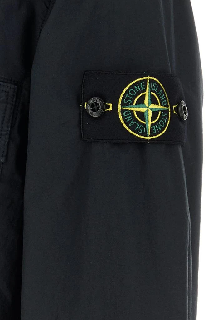 Stone Island Midnight blue poplin shirt 2
