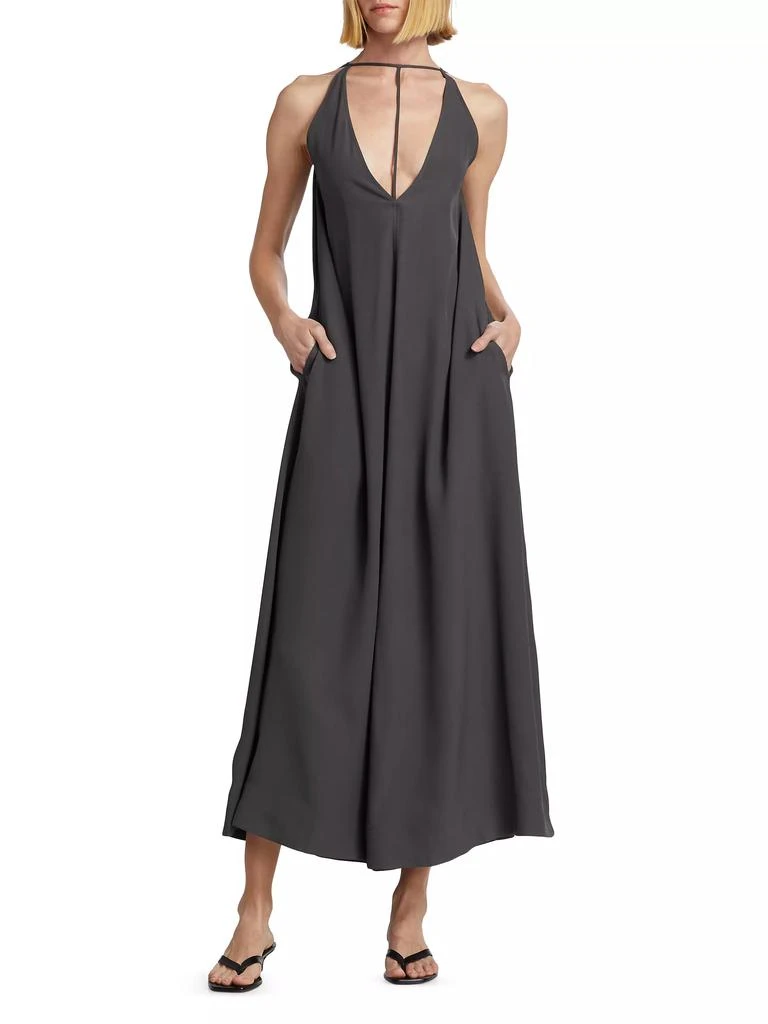 Totême Crepe T-Strap Maxi Dress 2